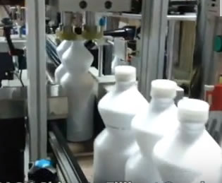 Pick & Place Cap Feeder & Capper on Wider Conveyor